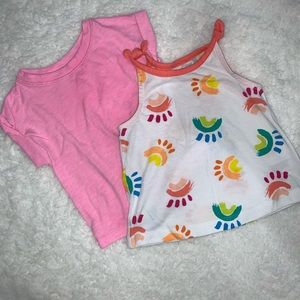 Rainbow Tank Top and Pink Tee